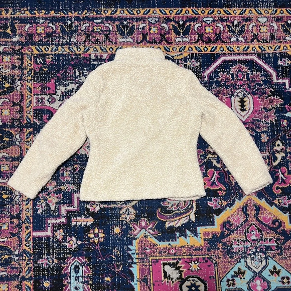 Pendleton Womens Jacket Size Small Teddy Deep Pile Fleece Sherpa Full Zip Fuzzy - Picture 2 of 5